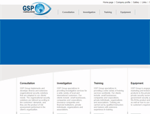 Tablet Screenshot of gsp-security.com